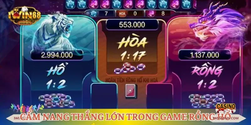 Cẩm nang thắng lớn trong game Rồng Hổ 
