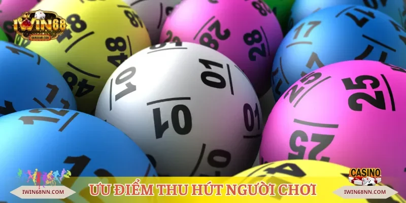 Ưu điểm thu hút người chơi tham gia xổ số 3D Iwin68